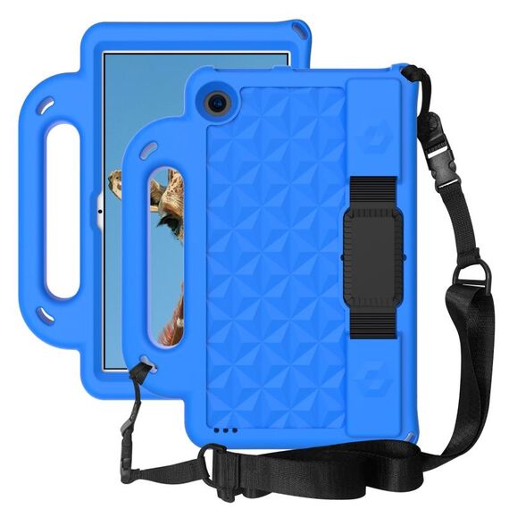 Custodia per tablet con custodia antiurto EVA serie Diamond per Amazon Kindle Fire HD7 2019/2017/2015 (blu)