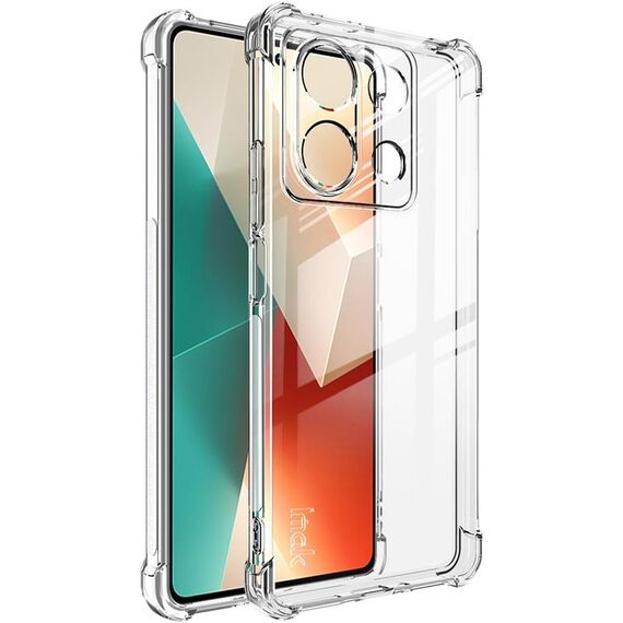 Per Xiaomi Redmi Note 13 5G imak Custodia antiurto per telefono in TPU con airbag (trasparente)