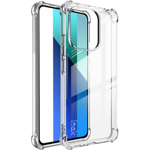 Per Xiaomi Redmi Note 13 4G Global imak Custodia per telefono in TPU antiurto con airbag (trasparente)