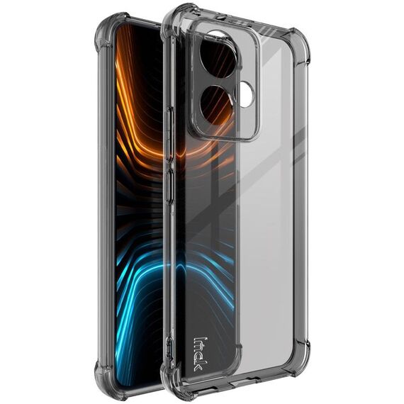 Custodia per telefono in TPU antiurto imak per Honor 90 GT 5G (nero trasparente)