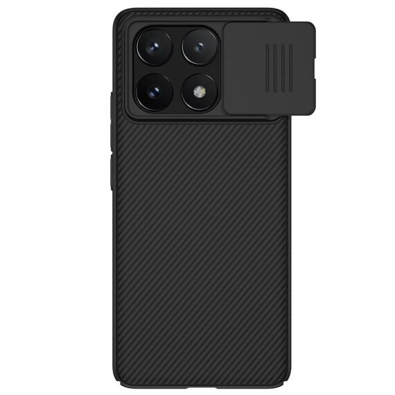 Per Xiaomi Redmi K70E / Poco X6 Pro 5G NILLKIN Black Mirror Series Camshield Custodia per PC (Nero)