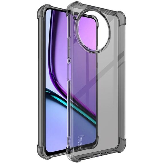 Per Realme 11 5G / 11x 5G / C67 5G Global imak Airbag antiurto Custodia in TPU per telefono (nero trasparente)