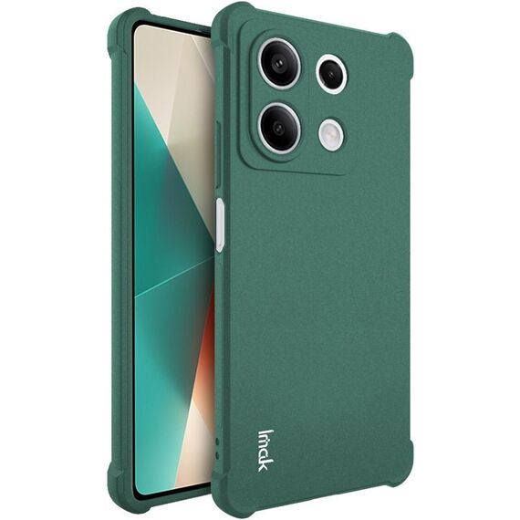 Per Xiaomi Redmi Note 13 5G imak custodia per telefono in TPU antiurto con airbag (verde opaco)