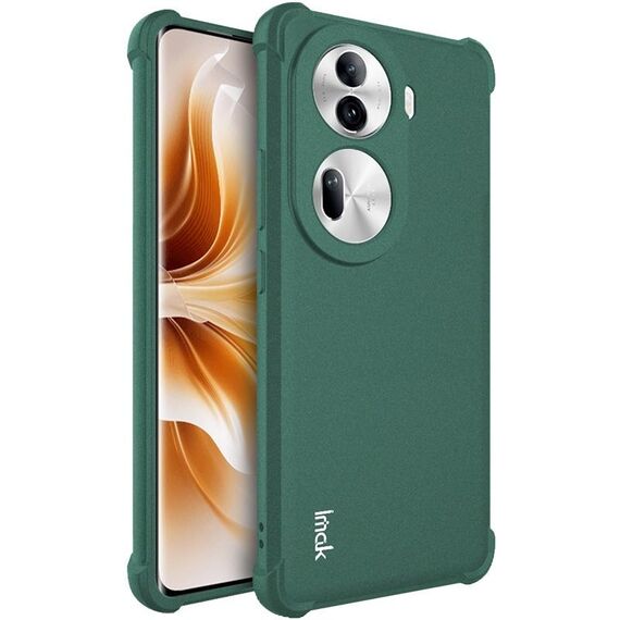 Per OPPO Reno11 Pro 5G Global imak Custodia in TPU antiurto per airbag (verde opaco)