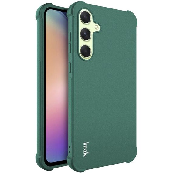 Custodia per telefono in TPU antiurto imak per Samsung Galaxy A55 5G (verde opaco)