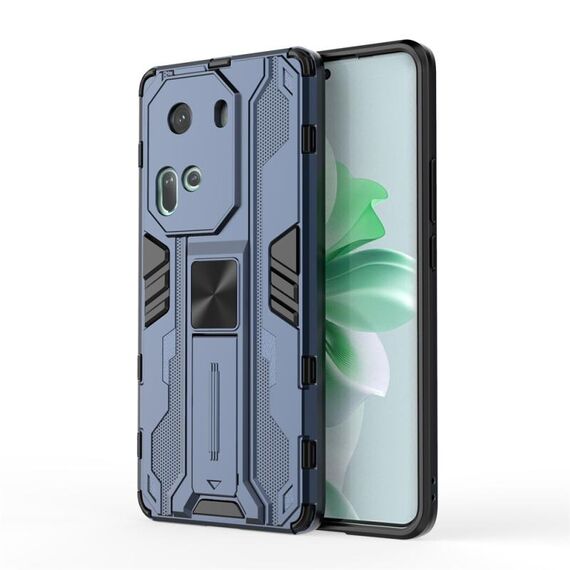 Per OPPO Reno11 Global Supersonic Armor PC Custodia ibrida in TPU (blu)
