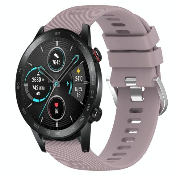 Per Honor MagicWatch2 42mm 20mm Cinturino in silicone morbido a tinta unita (Roland Purple)