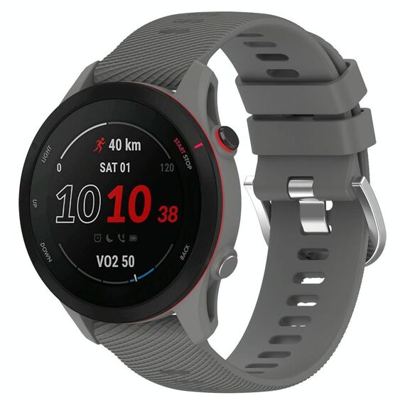 Per Xiaomi MI Watch S1 22mm Cinturino in silicone morbido a tinta unita (grigio scuro)