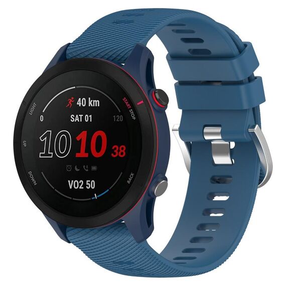 Per Xiaomi MI Watch Color 22mm Cinturino in silicone morbido a tinta unita (blu)