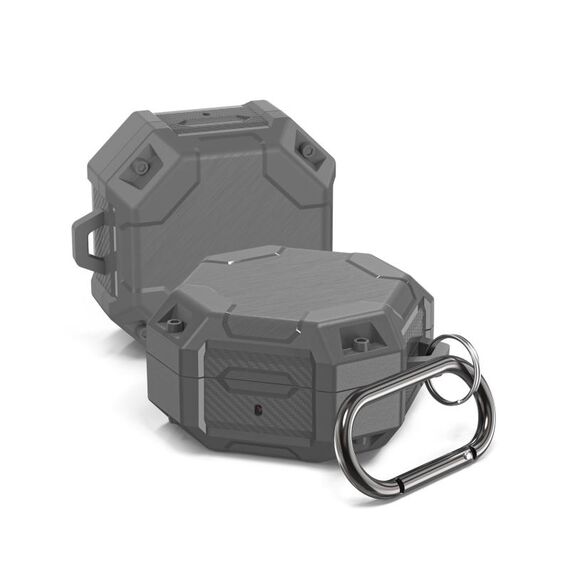Custodia per auricolari Bluetooth in TPU per Samsung Galaxy Buds Live/Buds Pro (grigio)