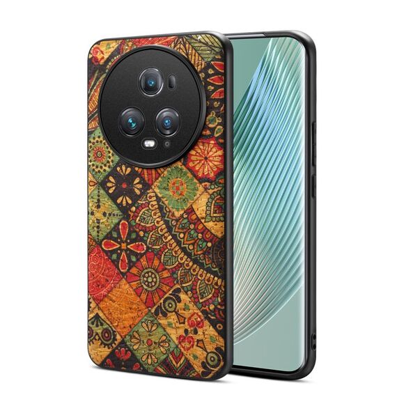 Custodia per telefono TPU per Honor Magic5 Pro Four Seasons Flower Language Series (giallo autunno)