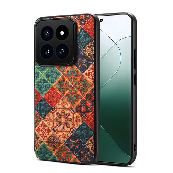 Per Xiaomi 14 Pro Custodia per telefono TPU serie Four Seasons Flower Language (blu invernale)