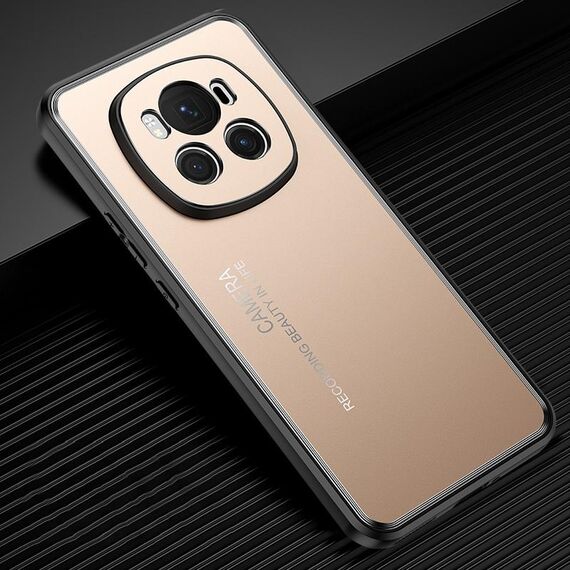 Custodia per telefono in metallo smerigliato per Honor Magic6 (oro)