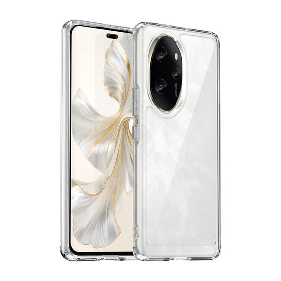 Per Honor 100 Pro Custodia per telefono in TPU ibrido acrilico serie colorata (trasparente)
