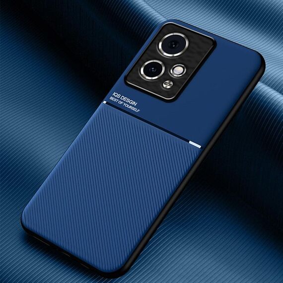 Per Honor 90 GT Classic Tilt Strip Grain Magnetico Antiurto PC + Custodia per telefono in TPU (Blu)