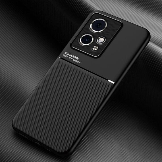 Per Honor 90 GT Classic Tilt Strip Grain Magnetico Antiurto PC + Custodia per telefono in TPU (Nero)