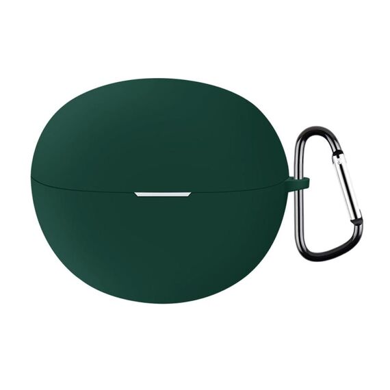 Custodia protettiva in silicone liquido per auricolari Huawei FreeClip (verde scuro)