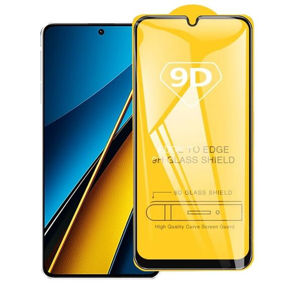 Per Xiaomi Poco X6 Neo 9D Pellicola in vetro temperato per schermo completamente colla