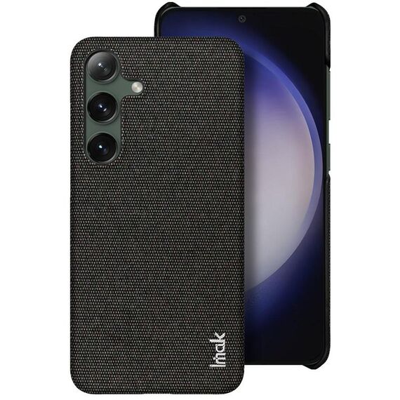 Per Samsung Galaxy S24 5G serie imak Ruiyi Texture in tessuto PU + custodia per PC (nera)