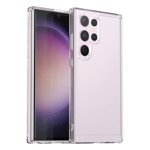 Custodia per telefono TPU serie Candy per Samsung Galaxy S24 Ultra 5G (trasparente)