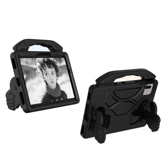 Custodia per tablet antiurto EVA con staffa per pollice per Lenovo Tab M11 /Xiaoxin Pad 11 2024 (nero)