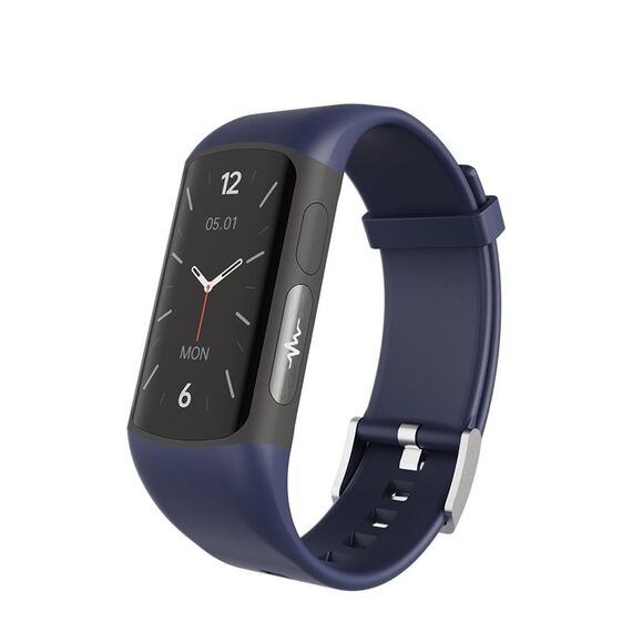 Il braccialetto intelligente SPOVAN H8 con schermo TFT HD da 1,47 pollici supporta chiamate Bluetooth/monitoraggio dell'ossigeno nel sangue (blu)