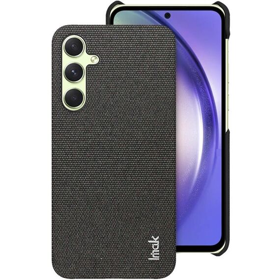 Per Samsung Galaxy A55 5G serie imak Ruiyi Texture in tessuto PU + custodia per PC (nera)