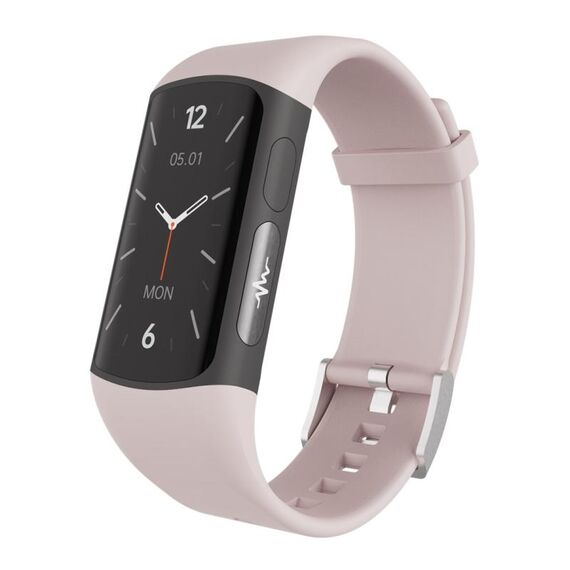 Braccialetto intelligente con schermo a colori H8 da 1,47 pollici, supporta chiamate Bluetooth/monitoraggio dell'ossigeno nel sangue (rosa)