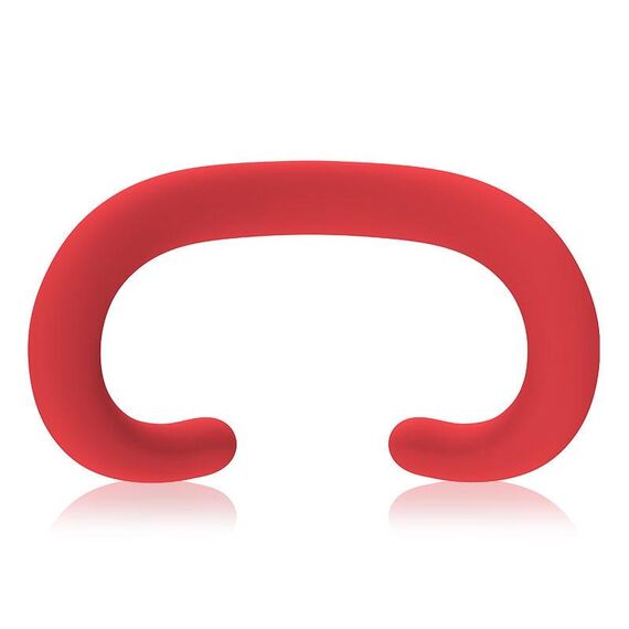 Per Apple Vision Pro Maschera per gli occhi in silicone Custodia in silicone sostituibile antipolvere e resistente al sudore(Rosso)