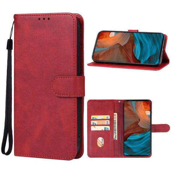 Custodia in pelle per Sony Xperia 1 VI (rossa)