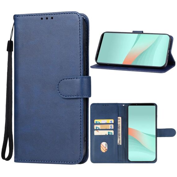 Custodia in pelle per Sony Xperia 10 VI (blu)