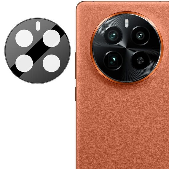 Per Realme GT5 Pro 5G IMAK Pellicola in vetro per obiettivo fotocamera posteriore versione nera