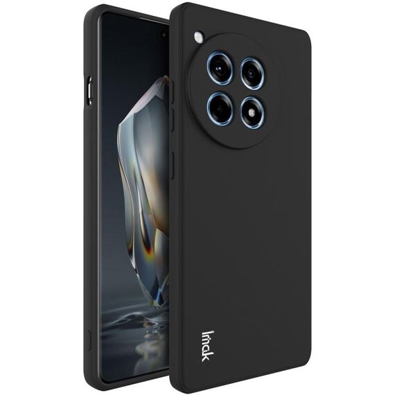 Custodia per telefono in TPU con bordo dritto serie OnePlus 12R 5G/Ace 3 5G imak UC-4 (nera)
