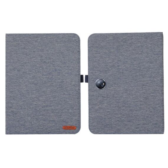 Custodia per tablet in pelle e tessuto OPPO Pad Neo 11.4 (blu)
