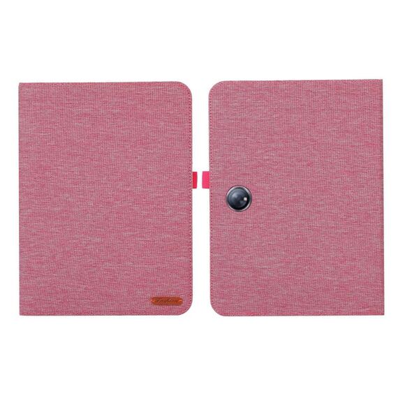 Custodia per tablet in pelle e tessuto OPPO Pad Neo 11.4 (rosa)