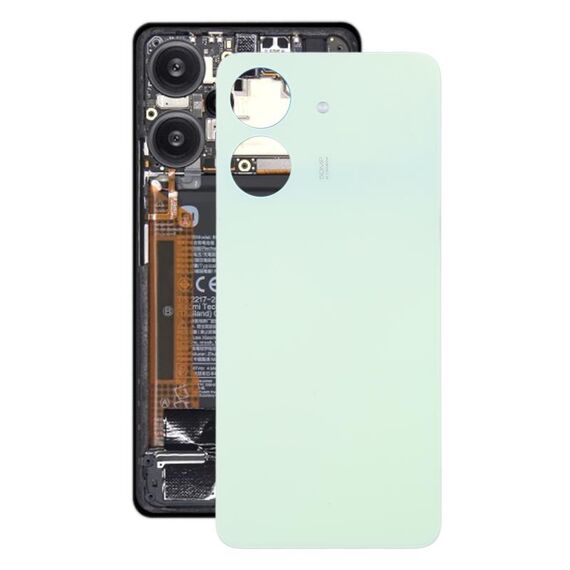 Per Xiaomi Poco C65 Cover posteriore batteria originale (verde)