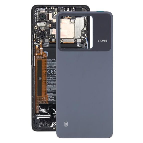 Per Xiaomi Poco X6 Cover posteriore batteria originale (nero)