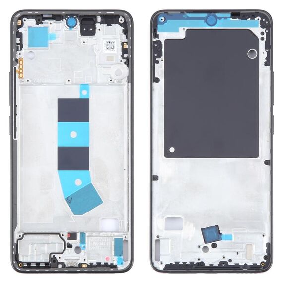 Per Xiaomi Redmi Note 13 4G Piastra cornice cornice LCD originale per alloggiamento anteriore (nero)