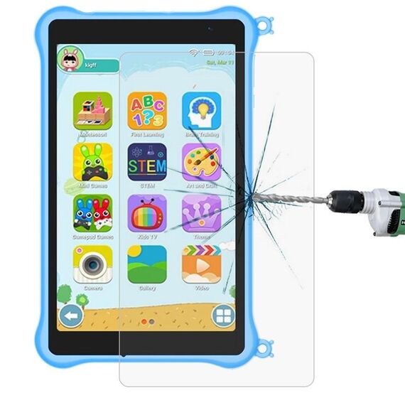 Per Blackview Tab 50 kids 8.0 9H 0.3mm Pellicola in vetro temperato antideflagrante