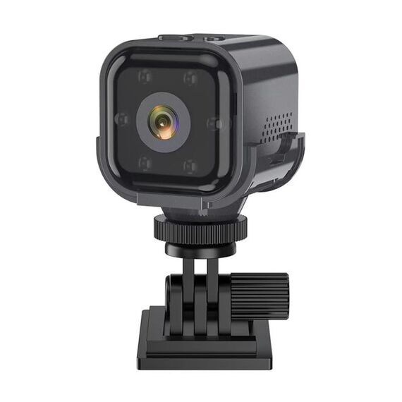 AS03 Mini telecamera intelligente per visione notturna a infrarossi HD da esterno (nera)