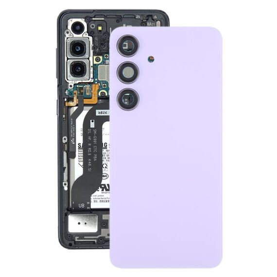 Viola chiaro, Per Samsung Galaxy S24 SM-S921B Cover posteriore batteria OEM con copriobiettivo fotocamera (viola chiaro)