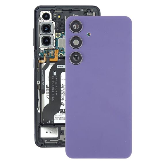 Per Samsung Galaxy S24+ SM-S926B Cover posteriore batteria OEM con copriobiettivo fotocamera (viola)