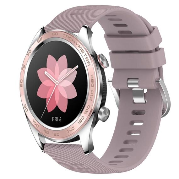 Cinturino per orologio in silicone morbido a tinta unita For Honor Watch Dream 22 mm (Roland Purple)