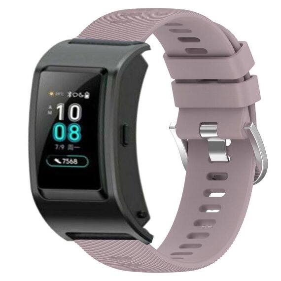Per Huawei Band B5 18mm Cinturino in silicone a tinta unita (Roland Purple)