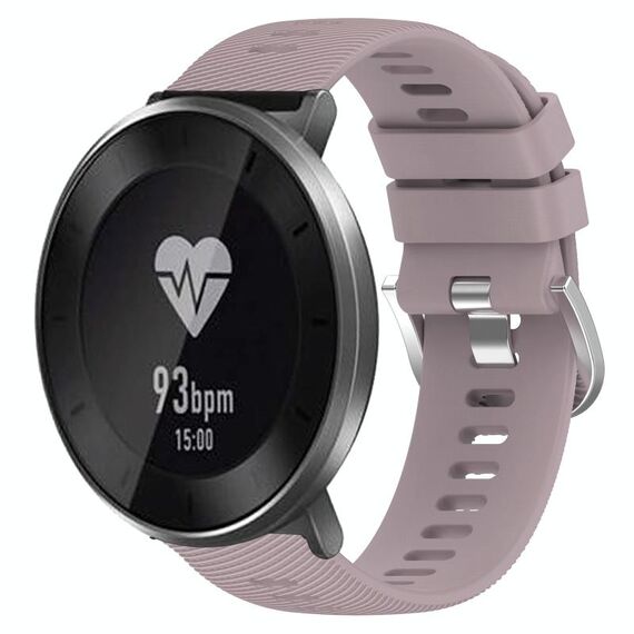 Cinturino per orologio in silicone a tinta unita For Honor S1 da 18 mm (Roland Purple)