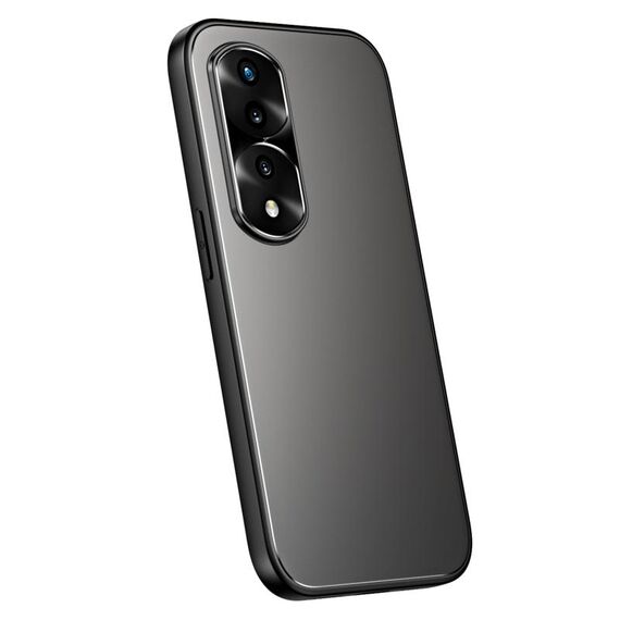 Per Honor 70 R-JUST RJ-61 Galvanotecnica TPU satinato + custodia per PC (grigio)