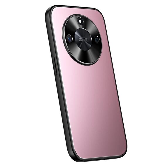 Per Honor X50 R-JUST RJ-61 Galvanotecnica TPU satinato + custodia per telefono PC (rosa)