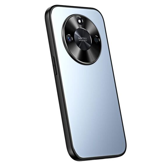 Per Honor X50 R-JUST RJ-61 Galvanotecnica TPU satinato + custodia per telefono PC (blu)