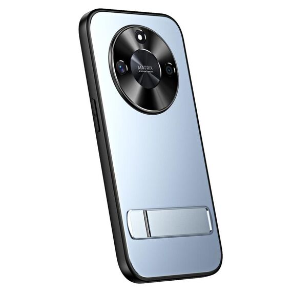 Per Honor X50 R-JUST RJ-61 Galvanotecnica TPU satinato + custodia per PC con supporto (blu)