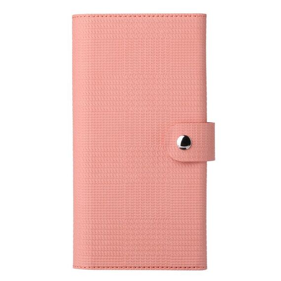 Per iPhone 12/12 Pro ViLi GHA Series Custodia antiurto per telefono con chiusura orizzontale in pelle MagSafe RFID Attrazione (Rosa)